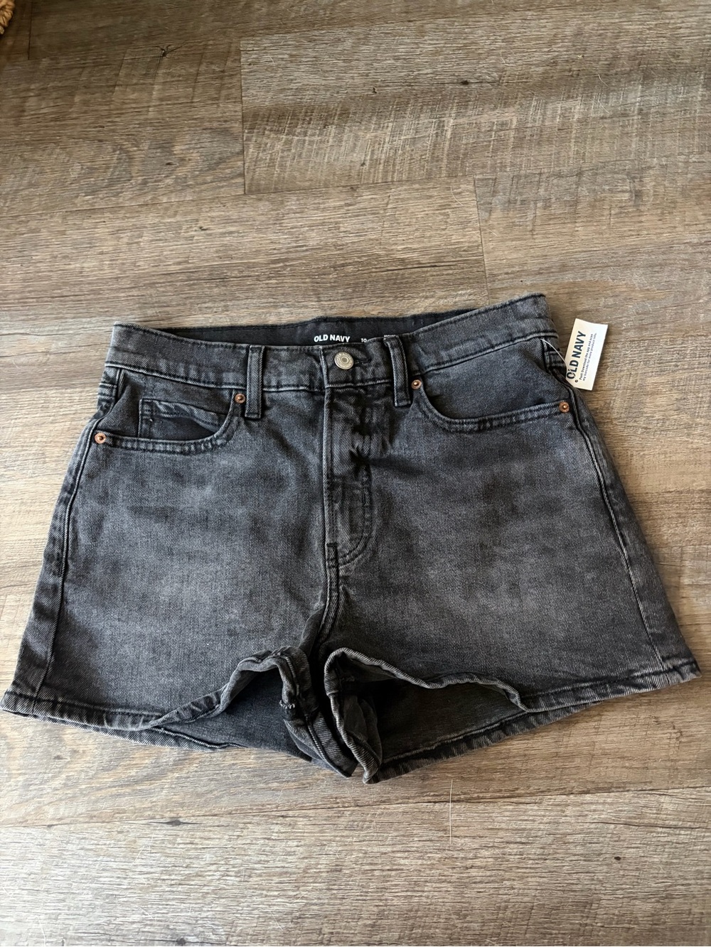 High Waisted Denim Shorts